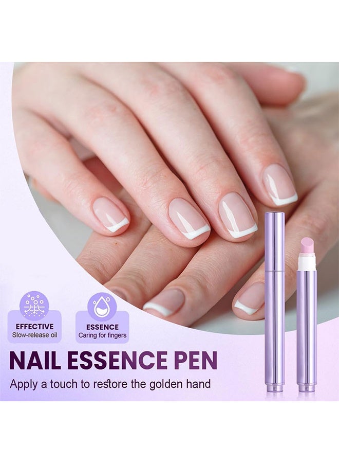 VIPABC Upgrade 3-in-1 Nail Care Pen - Cuticle Oil Pen with Ceramic Tip for Hangnails and Dry Damaged Nails - Nourish, Strengthen & Brighten Your Nails Effortlessly - Image 5